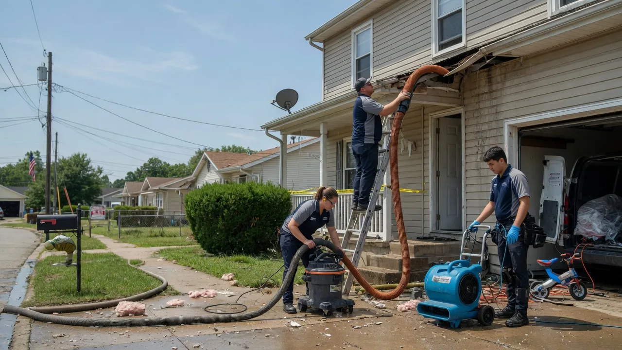 Water Damage Restoration in Illiopolis, IL near me